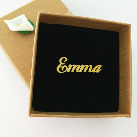 Customized Any Name Brooch Pins Personalized