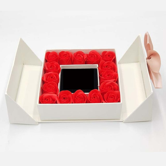 Artificial Rose Flower Gift Box